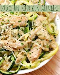 Zucchini Noodle Chicken Alfredo Recipe By Tasty Recipe Healthy Chicken Alfredo Chicken Alfredo Recipes Recipes