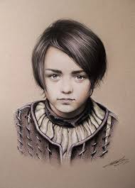 Arya Lapices De Color Faber Castell Y Aerografo Sobre Carton Dibujos Colores Faber Castell Y Faber Castell