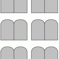 Stone Tablet Tag Sunday School Crafts Tablet Template Printable