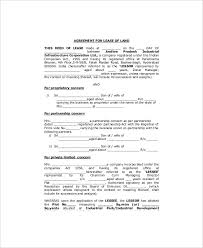 Tenancy agreement is a legal document between landlord and tenant. Land Lease Template 7 Free Word Pdf Documents Download Free Premium Templates