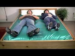 A waterbed, water mattress, or flotation mattress is a bed or mattress filled with water. G600 Waterbed Mattress Wave Test Youtube