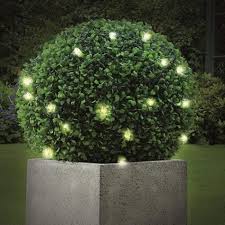 28cm Artificial Led Boxus Boxwood Topiary Ball Hanging Garden Solar Power Lights Artificial Topiary Artificial Plants Topiary
