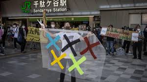 Some states have boycotted the games on various occasions, often as a sign of protest against the international olympic committee, often having racial discrimination or contemporary politics of other. Tokyo Olympics Opening Ceremony Protests Japan 2021 News Covid 19 Coronavirus Cost