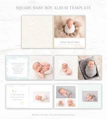 Baby Boy Foto Boek Baby Album Sjabloon Voor Fotografen Etsy Baby Album Photo Book Template Baby Photo Album