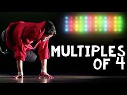 Skip Counting By 4 Rap Song Dance The 4 Times Tables Youtube Multiplication Songs Math Songs Learning Multiplication Facts