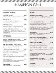 American Menu Templates Ready To Customize Musthavemenus Grilling Menu Menu Design Template Restaurant Menu Design