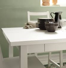 Nordviken Tisch Und 4 Stuhle Weiss Weiss Ikea Osterreich Wood Dining Table Dining Table Table