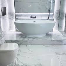 Available in a selection of colours, sizes and finishes allowing you to customise your dream look. Timeless White Carrara Polished Porcelain Tiles Stonesuperstore