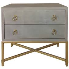 Which products in white nightstands are exclusive to the home depot? Natalie Hollywood Regency Grey Acacia Wood 2 Drawer Nightstand Wide Over 29 W Kathy Kuo Home