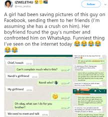Hilarious Conversation Between A Jealous Boyfriend And His Girlfriend S Crush Screenshots Jealous Boyfriend Boyfriend Quotes Funny Jealous Boyfriend Quotes