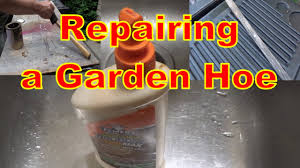 How to replace a garden hoe handle. Repair A Garden Hoe Handle Youtube