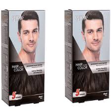 2 Packs Black Hair Color For Men Epielle Permanent Hair Dye In 5 Minute New Look 856023000882 Ebay