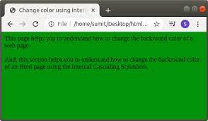 As you can see, we have defined the class name as custom. How To Change Background Color In Html Javatpoint