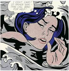 Roy Lichtenstein Drowning Girl 1963 Pop Art Movement Lichtenstein Pop Art Roy Lichtenstein Art