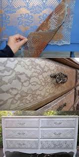 Tolles Diy Man Nehme Eine Alte Gardine Und Goldspray Schon Bekommen Deine Mobel Einen Neuen Look Im Shabby Chic Unfassbar Es Alte Mobel Goldspray Deko