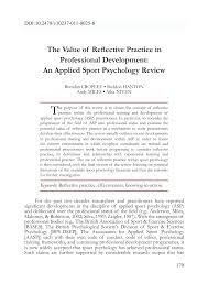 Practicing job interview answers in front of a mirror helps you to identify anything that might distract from the substance of what. Pdf The Value Of Reflective Practice In Professional Development