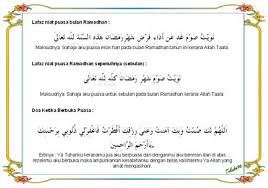 Lafaz niat puasa ramadhan sebulan sepenuhnya bacaan doa berbuka puasa.lafaz niat puasa bulan ramadan harian dan sebulan, bacaan doa berbuka puasa serta. Niat Puasa Bulan Ramadhan Niat Sebulan Doa Berbuka Puasa Visit Hikmah