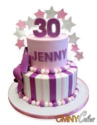 30th Birthday Cake For Her Ideas Jenny S 30th Birthday Cake We Made This Fun And Fanciful Cake For Jenny When She Celebr Birthday Cakes For Women 30th Birthday Cake For Her 60th Birthday Cakes