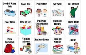 printable chore chart upsidedown kate kids pinterest