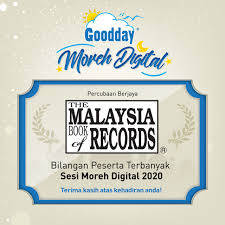 Malaysian book of records guinness world records projek kalsom art les' copaque production, hari raya aidilfitri, malaysian book of records, guinness world records, projek kalsom png. Goodday Milk Makes It To The Malaysia Book Of Records For Hosting The Largest Virtual Moreh Session In Malaysia Mini Me Insights
