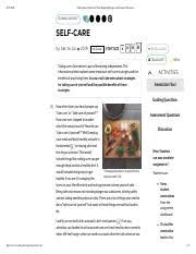 Social expectations influence how people. Commonlit Self Care Free Reading Passages And Literacy Resources Pdf Commonlit Self Care Free Reading Passages And Literacy Resources Download Course Hero