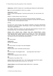 15 contoh percakapan dalam bahasa inggris dan artinya lengkap. Contoh Naskah Drama Pendek Lucu 4 Orang