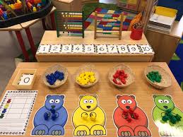 EYFS Maths- sorting and counting coloured teddy bear counters- making marks to  represent number | Nursery activities, Colour activities eyfs, Eyfs  activities