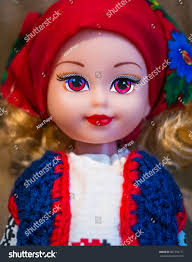 Doll Wearing Traditional Moldavian Costume Stock Photo 667732771
