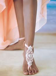 What Shoes To Wear For Beach Wedding Emmaline Bride Gold Beach Wedding Bridal Barefoot Sandals Beach Wedding Shoes
