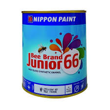 Dinding tembok bagian luar rumah harus menggunakan cat yang lebih tahan terhadap segala cuaca. Jual Bazar Bangunan Cat Minyak Kayu Besi Nippon Paint Bee Brand Junior 66 Super White Terbaru Juni 2021 Blibli