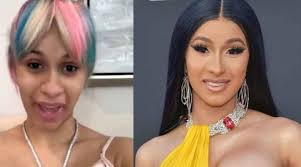 Although cardi b appears to be at the brink of exhaustion, she explains that she is going to keep pushing in hopes of getting one more track in the can. Cardi B No Makeup Look Revealed Future Starr