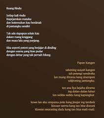 Puisi nganggo bahasa jawa diarani. Puisi Bahasa Jawa Diarani