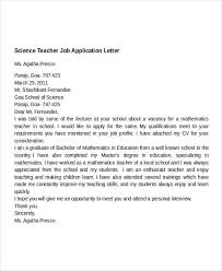 Use your cover letter to demonstrate that you have what's required for the job. 16 Job Application Letter For Teacher Templates Pdf Doc Free Premium Templates