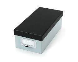 Shop with afterpay on eligible items. Oxford Index Card Storage Box 3 X 5 Blue Fog Black Lid