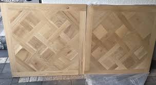 Castle Bespoke Flooring Versailles Pattern Unfinished Or Custom Hand Oiled Prefin Euro Oak 3 4 Thick Castlebe Wood Flooring Company Wood Floors Flooring