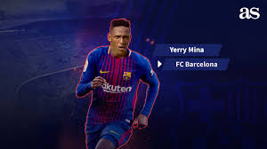 El colombiano yerry mina anotó gol en el barcelona vs. Barcelona Yerry Mina Officially A Barca Player After Palmeiras Agree Deal As Com