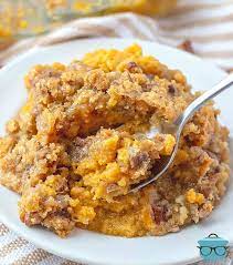 Home canned sweet potato will be very soft. The Best Sweet Potato Casserole Video The Country Cook