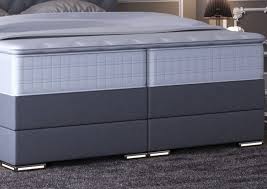 Es ist die kombination aus einem guten bettboden und einer guten matratze, die exakt die unterstützung bietet. Baron Boxspringbett Mit Bettkasten Grau Stoff 140x200 160x200 180x200 200x200 Cm Ebay