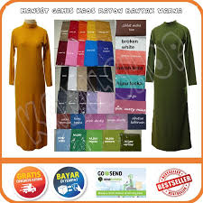 Jual kemeja pria lengan panjang hitam tactical lapak. Manset Gamis Dalaman Gamis Kaftan Kebaya Brukat Spandek Kaos Tanganpanjang Allsize Jumbo Terlaris Shopee Indonesia
