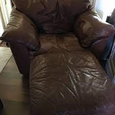 Biagio chair and ottoman by natuzzi editions at baer's furniture. Best Down Filled Natuzzi Italian Leather Chair With Ottoman For Sale In San Jose California For 2021
