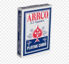 The number 3/4 printed in black at upper left. Playing Cards Arrco U S Regulation 1 2d2d760d Df4d Arrco Playing Cards Hd Png Download 438x707 2567556 Pngfind