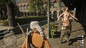 NSFW) another day in red dead online. Met some people at St. Denis while  buying clothes. : r/PCRedDead