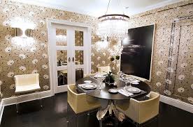 Imagine ocean breezes and good conversation around this stunning lucite palm beach dining table. Lucite Dining Chairs Transitional Dining Room Christina Murphy Interiors