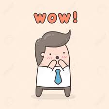 Excited Man. Cute Cartoon Doodle Illustration. Royalty Free Cliparts,  Vectors, And Stock Illustration. Image 124750714.