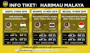 We did not find results for: Harga Tiket Malaysia Vs Thailand Kelayakan Piala Dunia 14 11 2019 My Info Sukan