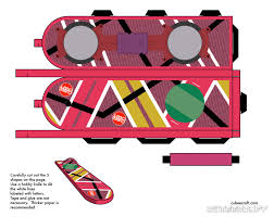 How To Make A Back To The Future Hoverboard Free Back To The Future Hoverboard Craft Print And Assemble Can Have This As Activity At Birthday Pa Back To The Future Party Back To The Future Hoverboard
