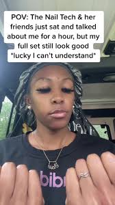 The only time I’m going to let somebody talk about me in my face lol 🤣  ##nailsalon##talkbadaboutme##friends##gelnail##blackgirls##whatchulookingfor##mixedgirls##teambonnet##tiktok