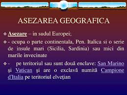 Pozitia geografica a unui stat si politica sa. Ppt Italia Powerpoint Presentation Free Download Id 3963495
