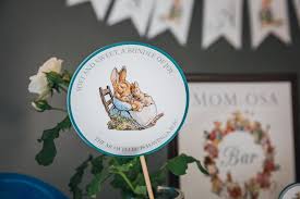 Book baby shower i need help with baby shower wording invites i want to ask my guests to bring books in lieu of a card but nothing long, just a few lines. Peter Rabbit Baby Shower Themed Decorations A Touch Of La