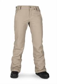 Volcom Frochickie Insulated Womens Snowboard Ski Pants S Sand Brown
